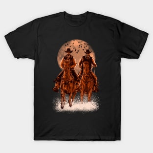 horse riding - Come at night T-Shirt